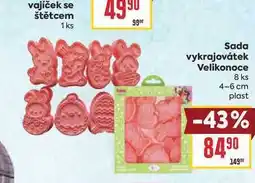 Billa Sada vykrajovátek Velikonoce 8 ks 4-6 cm plast nabídka