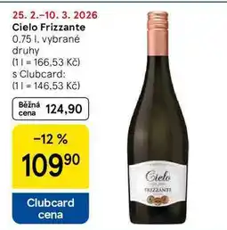 Tesco Cielo Frizzante, 0,75 I nabídka