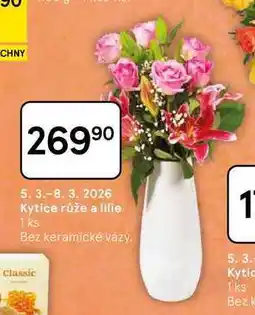 Tesco Kytice růže a lilie, 1 ks nabídka