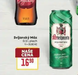 Billa Svijanský Máz 0,51, plech nabídka
