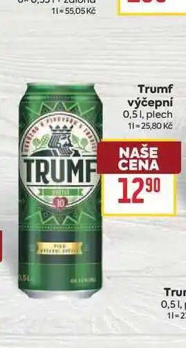 Billa Trumf výčepní 0,51, plech nabídka