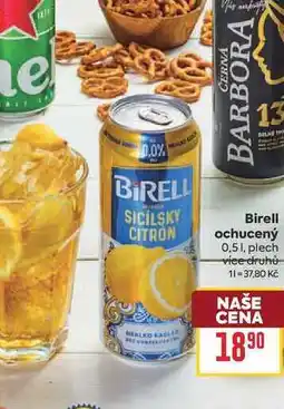 Billa Birell ochucený 0,51, plech nabídka