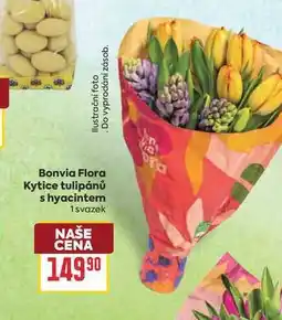 Billa Bonvia Flora Kytice tulipánů s hyacintem 1 svazek nabídka