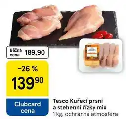 Tesco Tesco Kuřecí prsní a stehenní řízky mix nabídka