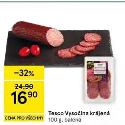 Tesco Tesco Vysočina krájená nabídka