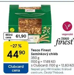 Tesco Tesco Finest Semínkový chléb nabídka