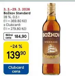 Tesco Božkov Standard 28 % nabídka