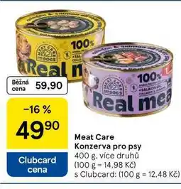 Tesco Meat Care Konzerva pro psy nabídka
