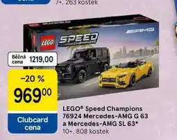 Tesco LEGO Speed Champions 76924 Mercedes-AMG G 63 a Mercedes-AMG SL 63 nabídka
