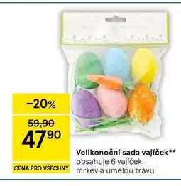 Tesco Velikonoční sada vajíček nabídka