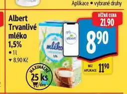 Albert Albert Trvanlivé mléko nabídka