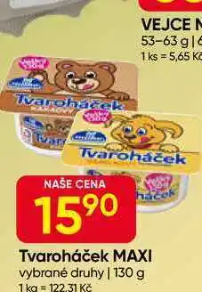 Hruška Tvaroháček MAXI vybrané druhy nabídka