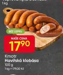 Hruška Kmotr Havířská klobása nabídka