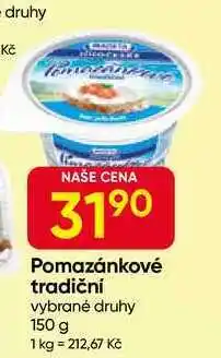 Hruška Madeta Pomazánkové tradiční vybrané druhy nabídka