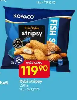 Hruška NOWACO Rybí stripsy nabídka