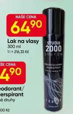 Hruška STUDIO 2000 Lak na vlasy nabídka