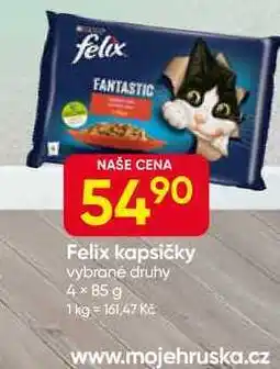 Hruška Felix kapsičky vybrané druhy 4× nabídka