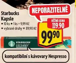 Albert Starbucks Kapsle 10 ks nabídka