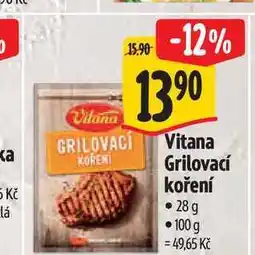 Albert Vitana Grilovací koření nabídka