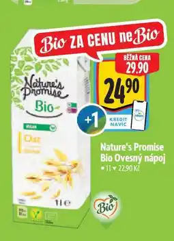 Albert Nature's Promise Bio Ovesný nápoj nabídka