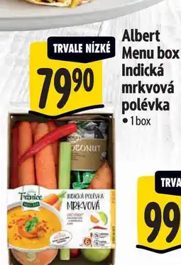 Albert Albert Menu box Indická mrkvová polévka 1 box nabídka