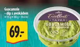 Albert Guacamole - dip s avokádem nabídka