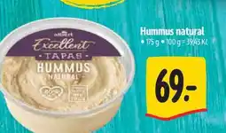 Albert Hummus natural nabídka
