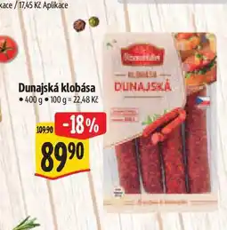 Albert Dunajská klobása nabídka