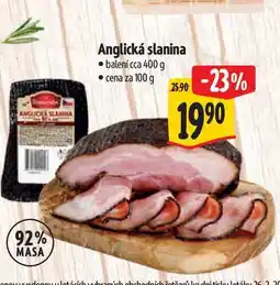 Albert Anglická slanina nabídka