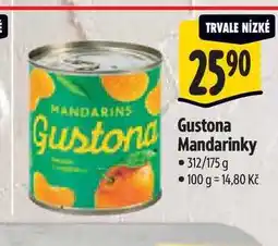 Albert Gustona Mandarinky 312/175 g nabídka