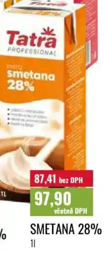 Ratio Smetana 28% nabídka