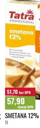 Ratio Smetana 12% nabídka