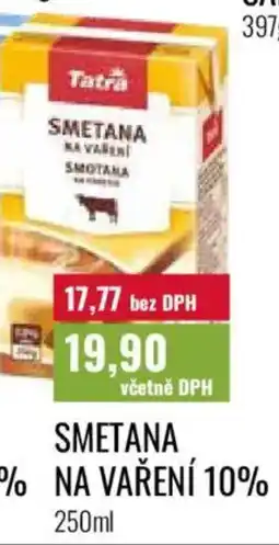 Ratio Smetana na vaření 10% nabídka