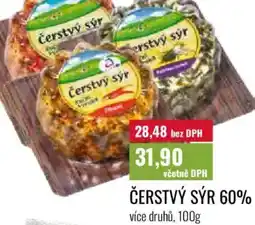 Ratio Čerstvý sýr 60% nabídka