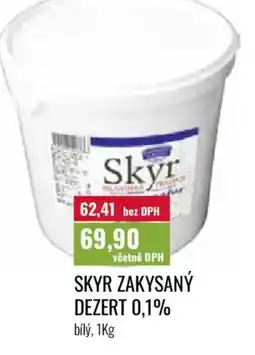 Ratio Skyr zakysaný dezert 0,1% bílý nabídka