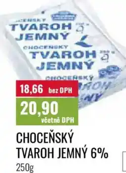 Ratio Choceňský tvaroh jemný 6% nabídka