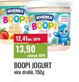Ratio Bohemilk Boopi jogurt nabídka