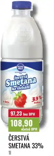 Ratio Bohemilk Čerstvá smetana 33% nabídka