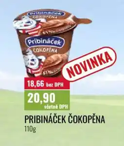 Ratio Pribináček čokopěna nabídka