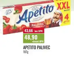 Ratio Apetito palivec nabídka