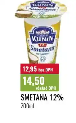 Ratio Smetana 12% nabídka