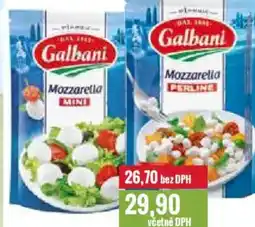 Ratio Mozzarella Galbani mini, mozzarella Galbani perline nabídka