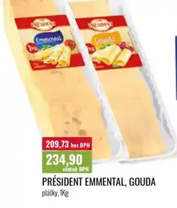 Ratio Président emmental, gouda nabídka