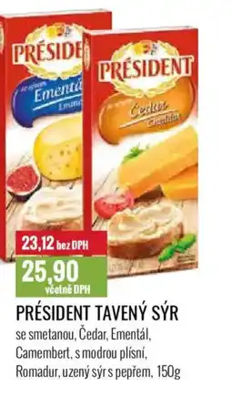 Ratio Président tavený sýr nabídka
