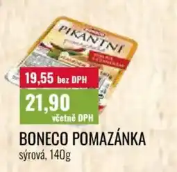 Ratio Boneco pomazánka sýrová nabídka