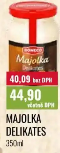 Ratio Boneco Majolka delikates nabídka
