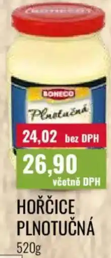 Ratio Boneco Hořčice plnotučná nabídka