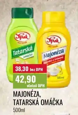 Ratio Spak Majonéza, tatarská omáčka nabídka