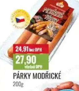 Ratio Párky modřické nabídka