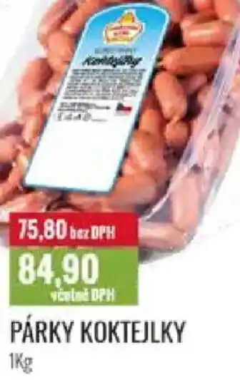 Ratio Párky koktejlky nabídka